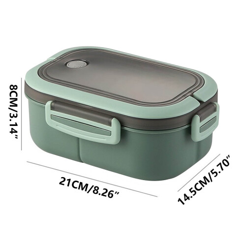 Boîte à bento ZKCCNUK compatible micro-ondes avec compartiment 2
