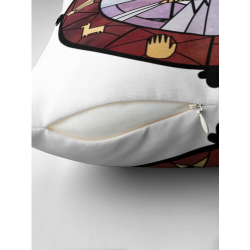 Capa de almofada AIVO Bill Cipher em linho, dupla face 1