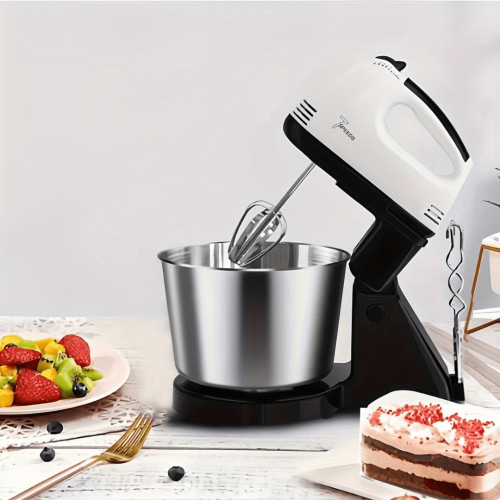 Black Kitchen Stand Mixer 67.63oz Bowl 7 Speeds 2