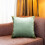 Green Chenille Sofa Pillow 45x45x10cm Decorative Cushion (1 6