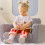 Canapé-lit Sherpa pour tout-petits, gris, 2 en 1 2