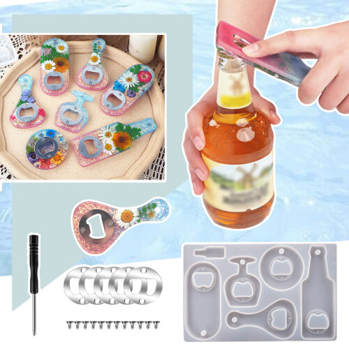 Kit d'ouvre-bouteilles en acier inoxydable (6 pièces) 1