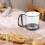 Flour Duster Sifter with Hand Crank and Mesh Sieve 5