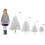 White Artificial Christmas Tree 3 Feet 2