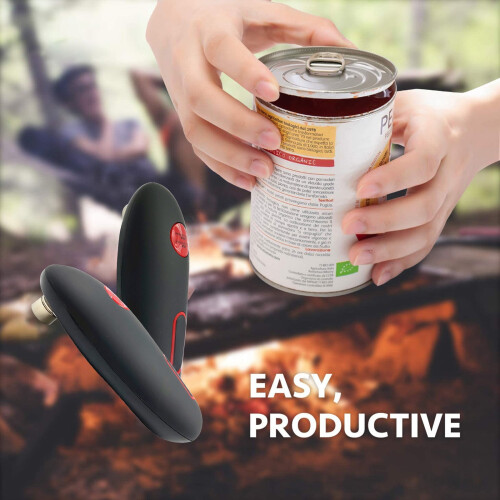 Electric Can Opener Battery Powered One-Touch for All Can 1