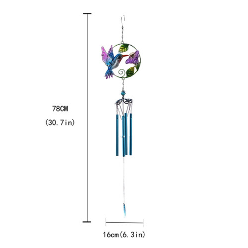 Christmas ornament wrought iron wind chime 1 piece 2