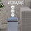 Small Slim Trash Can with Lid – Plastic Waste Bin for 2