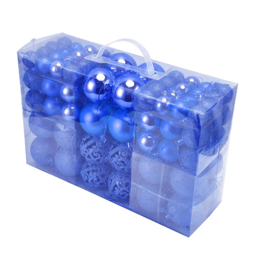 Christmas ball ornaments blue 100pcs 2