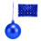 Christmas ball ornaments blue 100pcs 5