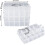 Plastic Storage Box 3-Tier Stackable with 30 Compartments 2