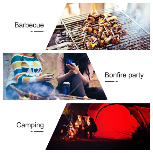 Bærbar grillrist i rustfrit stål 2