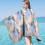 Serviette de plage en microfibre 80 x 160 cm multicolore 4