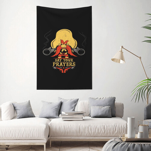 Arazzo di Yosemite Sam, decorazione da parete per uomini e ragazzi 1