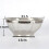 Fine Mesh Metal Pasta Strainer 12.5 cm 3
