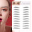 Eyebrow Stickers European Broken Design Water Transfer 12 2