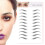 Eyebrow Stickers European Style Water Transfer 12 Sheets 4
