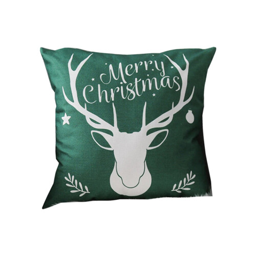 Housses de coussin de Noël 45 x 45 cm en lin doux 1