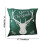 Housses de coussin de Noël 45 x 45 cm en lin doux 3