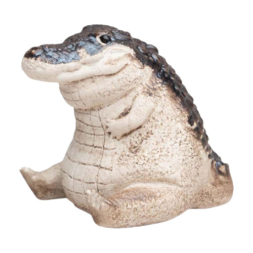 Baby-Alligator-Figur aus Kunstharz, Gartendekoration 1