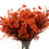 16 bundter kunstige efterårsblomster orange blandet 2