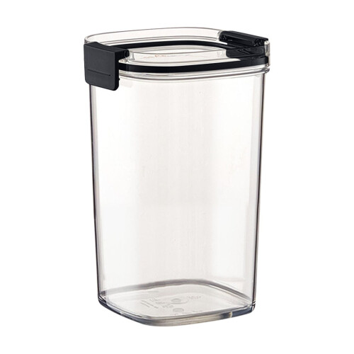 Transparante graanbewaarpot met dubbele afsluiting, 1,3 liter 1