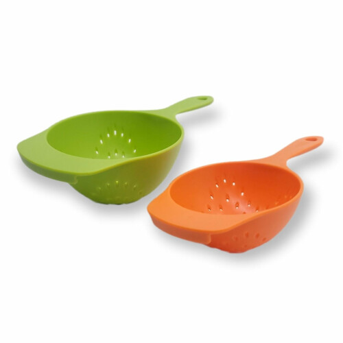 Ensemble de 2 mini-passoires gigognes pour baies et pâtes 1