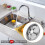 Stainless Steel Sink Strainer Basket – 2 Pack 2
