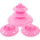 Rosa PP-ställ för klubbor (17x13,5x13,5cm) 3