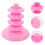 Rosa PP-ställ för klubbor (17x13,5x13,5cm) 5