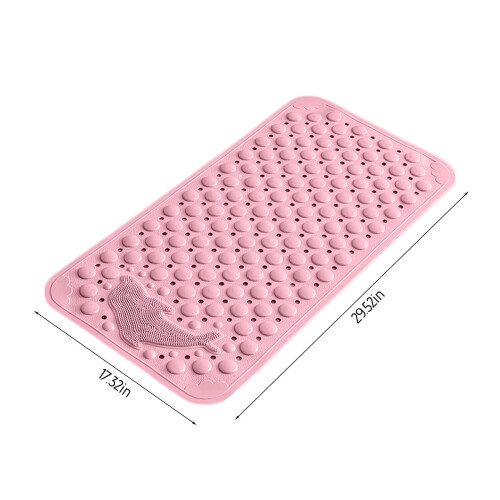 Tapis de bain antidérapant 44 x 75 cm avec ventouses 2