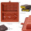 Silicone Chocolate Bar Mold, Deep Cavity, 12-Cavity 4