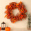 Couronne de citrouilles d'Halloween en maille décorative 4