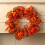Couronne de citrouilles d'Halloween en maille décorative 5