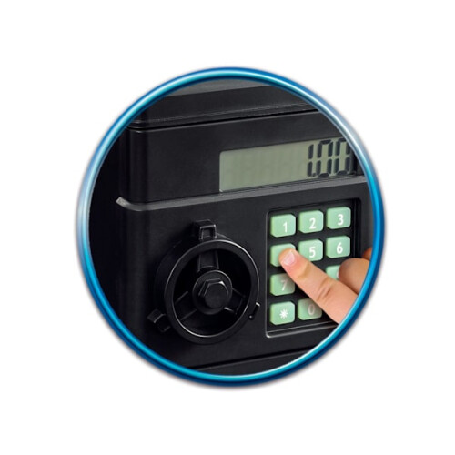 Digital Coin Counter Safe for Swedish Kronor 1
