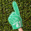 Doigts en mousse verte n 1 – Lot de 2, 44,5 cm 2