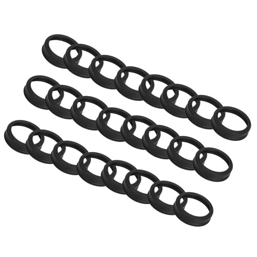 Delaman Edelstahl-Dosendeckel, 70 mm Weitöffnung, 24er-Packung 2