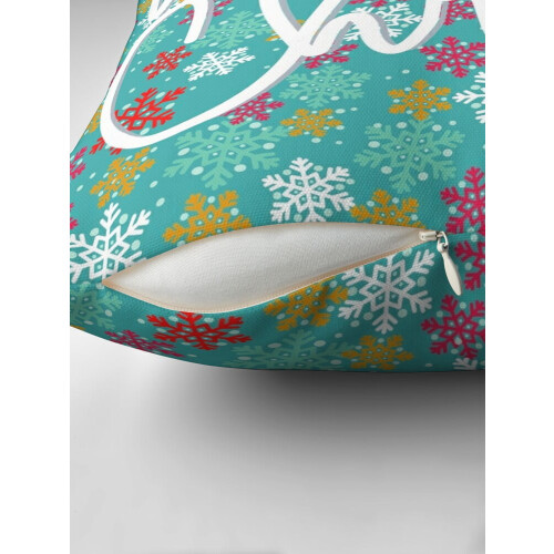 Capas de almofada natalinas Aaroga Snowfall 1