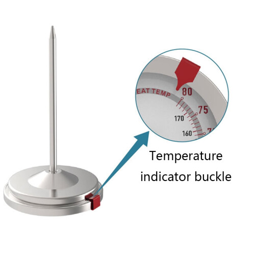 Fleischthermometer aus Edelstahl mit Sonde 2