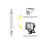 R7S118mm200W230V Dimmbare Halogenlampe, 5er-Pack 3