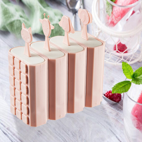 Silicone Ice Cube Tray with Lid – Food-Grade, Reusable, 1