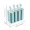 Silicone Ice Cube Tray with Lid – Food-Grade, Reusable, 3
