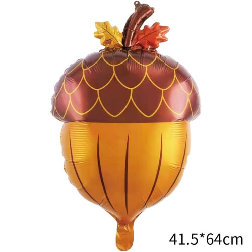 Thanksgiving-Ballon-Set, 5-teilig, Aluminium, Herbstdekoration 2
