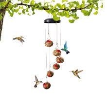 Mangeoire à colibris avec carillon éolien (1 pièce)