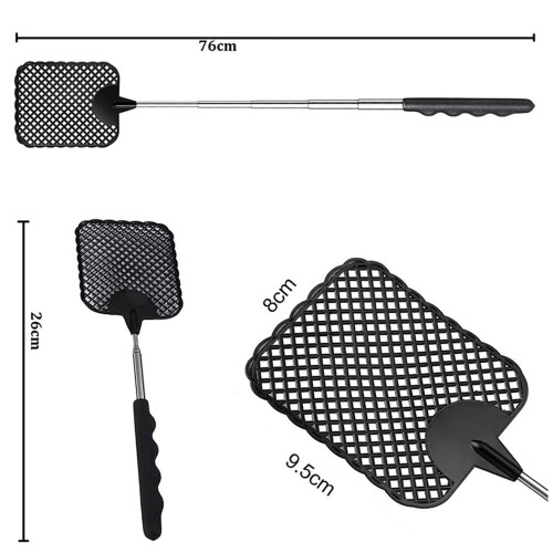 Teleskopisk fluesmekker med forlenget stang 2