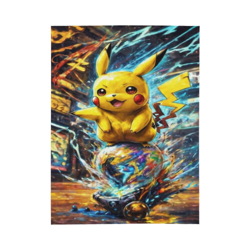 Koc polarowy Pikachu 50x40 cali 1