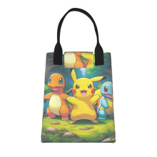Bolsa térmica reutilizable para el almuerzo con aislamiento de Pikachu