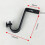 Support de tringle à rideaux en fer noir 7,7 cm réglable 4