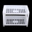 Dubbellaags plastic opbergrek 24,2 x 15 x 17 cm 5