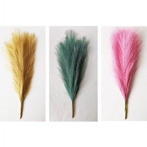 Erba artificiale della pampa 45 cm 3 pezzi Seta sintetica 2
