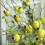 Bouquet artificiale di melograno, rosa e bacche verdi, 65 cm 3